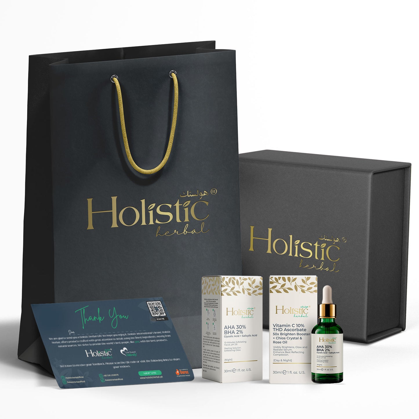 Holistic Herbal - 6 Facial Care Serums Kit in a Box